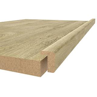 Profil ramy MDF AGT MP-1047 397 Dąb Prawdziwy Matowy 2800х24х16mm (opak. 10szt)
