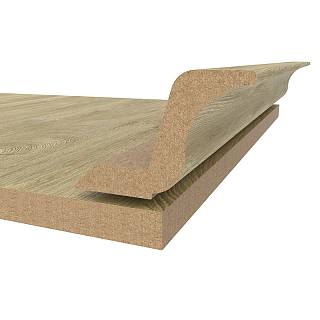 Gzyms MDF AGT MP-2445-R 397 Dąb Prawdziwy Matowy 2800х97х30mm (opak.6 szt)