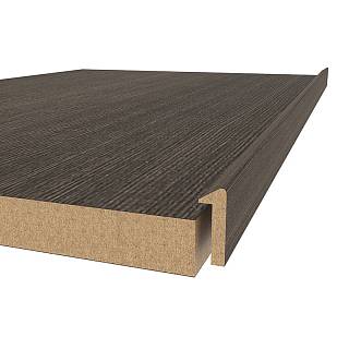 Profil ramy MDF AGT MP-4895  3077 Ciemny Dąb 2800х24х8mm (opak. 36szt)