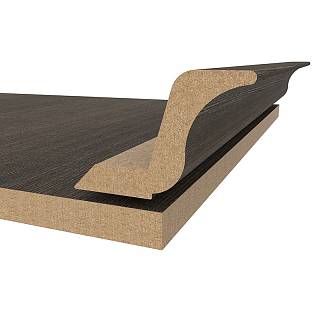 Gzyms MDF AGT MP-2445-R  3077 Ciemny Dąb 2800х97х30mm (opak.6 szt)