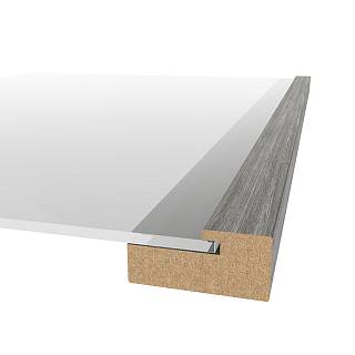 Profil ramy MDF AGT MP-1052 3042 Dąb Akra Matowy  2800х47х22mm (opak. 10szt)