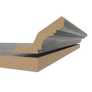 Gzyms MDF AGT MP-1210 3042 Dąb Akra Matowy 2800х84х22mm (opak.6 szt)