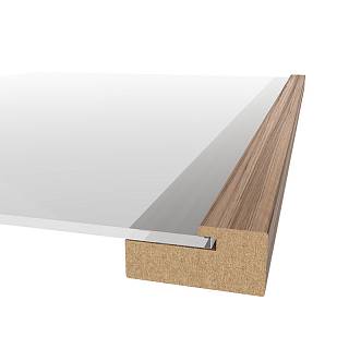 Profil ramy MDF AGT MP-1052  239 Orzech jasny 2800х47х22mm (opak. 10szt)