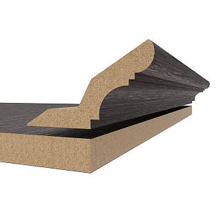 Gzyms MDF AGT MP-1210 246 Wenge 2800х84х22mm (opak.6 szt)
