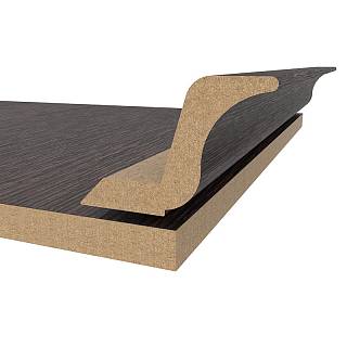 Gzyms MDF AGT MP-2445-R 246 Wenge 2800х97х30mm (opak.6 szt)