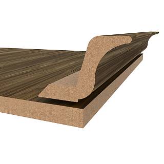 Gzyms MDF AGT MP-2445-R 737 Siena Soft Touch 2800х97х30mm (opak.6 szt)