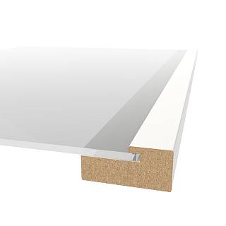 Profil ramy MDF AGT MP-1052 366 Bianco 2800х47х22mm (opak. 10szt)