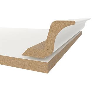 Gzyms MDF AGT MP-2445-R 366 Bianco 2800х97х30mm (opak.6 szt)