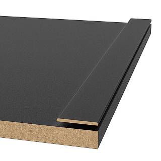 Profil dekoracyjny MDF AGT MP-1116 310 Czarny 2800х40х3mm (opak.40szt)