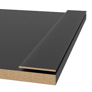 Profil dekoracyjny MDF AGT MP-1117 310 Czarny 2800х60х3mm (opak.27 szt)