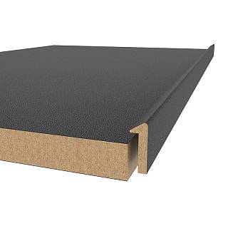 Profil ramy MDF AGT MP-4895 310 Czarny 2800х24х8mm (opak. 36szt)
