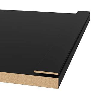 Profil dekoracyjny MDF AGT MP-1116 723 Czarny Jedwab 2800х40х3mm (opak.40szt)