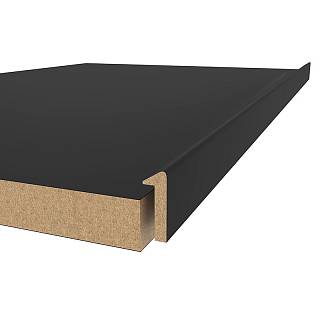 Profil ramy MDF AGT MP-4895 723 Czarny Jedwab 2800х24х8mm (opak. 36szt)