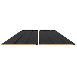 Profil dekoracyjny MDF AGT MP-7057 723 Czarny Jedwab 2800х168х8mm (opak.6 szt)
