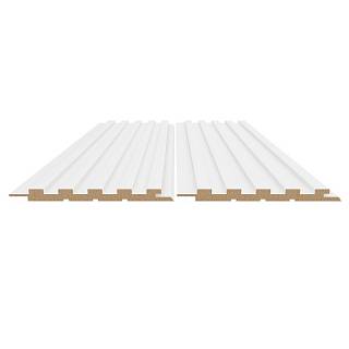 Panel ścienny AGT LB-3783 3082 Biały PE  2800х158х12mm (op. 4 szt.)