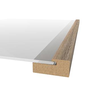 Profil ramy MDF AGT MP-1052 375 Dąb Arizona Matowy 2800х47х22mm (opak. 10szt)