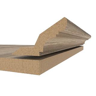 Gzyms MDF AGT MP-1210 375 Dąb Arizona Matowy 2800х84х22mm (opak.6 szt)