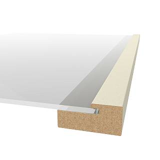 Profil ramy MDF AGT MP-1052 3083 Bute Kremowy 2800х47х22mm (opak. 10szt)