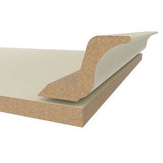 Gzyms MDF AGT MP-2445-R 3083 Bute Kremowy 2800х97х30mm (opak.6 szt)