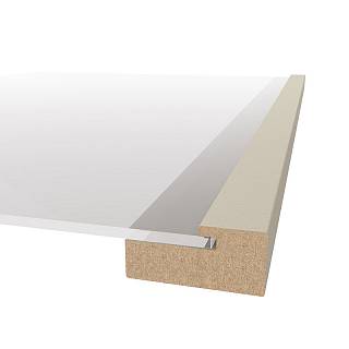 Profil ramy MDF AGT MP-1052 3084 Bute Szary Pustynny 2800х47х22mm (opak. 10szt)