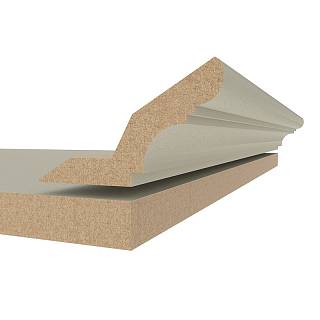 Gzyms MDF AGT MP-1210 3086 Bute Szary Piaskowy 2800х84х22mm (opak.6 szt)
