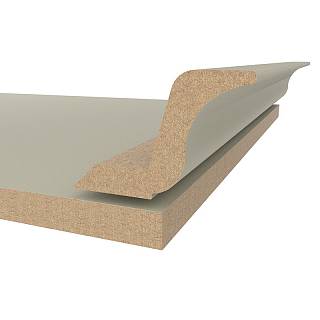 Gzyms MDF AGT MP-2445-R 3086 Bute Szary Piaskowy 2800х97х30mm (opak.6 szt)