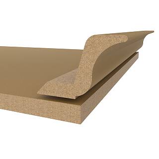 Gzyms MDF AGT MP-2445-R  3090 Bute Vision 2800х97х30mm (opak.6 szt)