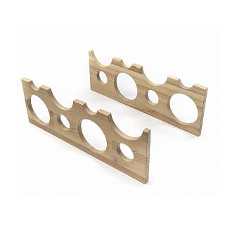 Organizer na 8 butelek L=452 H=159 (OB 8.159.452) Naturalny