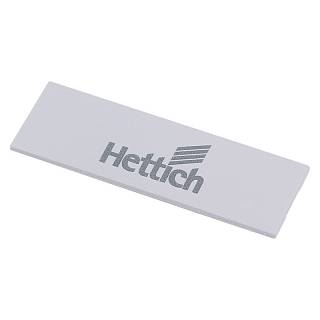 Zaślepka Atira z logiem "Hettich" srebro (9194646) Hettich