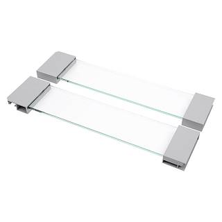 Komplet nadstawek DesignSide L=420mm Н=144mm,  srebro (9194800) Hettich