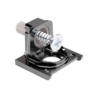 PK2 PRO zaczep złącza ze śrubą 6.2mm L=9mm od 16mm czarny nikiel,  Italiana Ferramenta