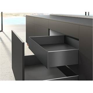 Komplet szuflady wewnętrznej AvanTech YOU Q L=350 H=139 SZK=1200 antracyt Hettich