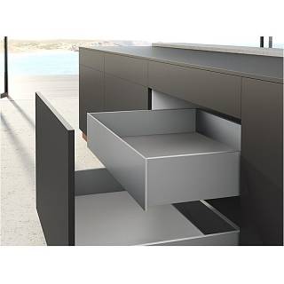 Komplet szuflady wewnętrznej AvanTech YOU Q L=550 H=139 SZK=1200 srebrny Hettich