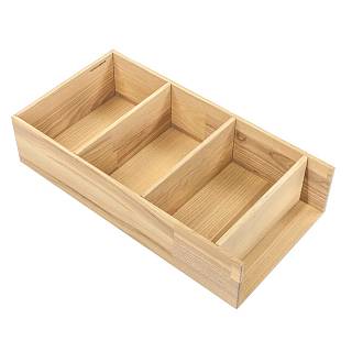 Organizer podzielony 4 przegrody W=250 L=480 H=107 (OR 4.107.250.480) Naturalny