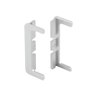 Komplet końcówek otwartych do profili GOLA,  type C,  aluminium szczotkowany,  Scilm