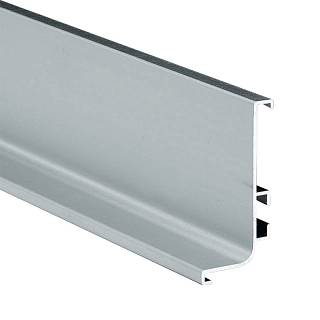 Profil GOLA poziomy,  type L,  aluminium szczotkowany,  L=4100 mm,  Scilm