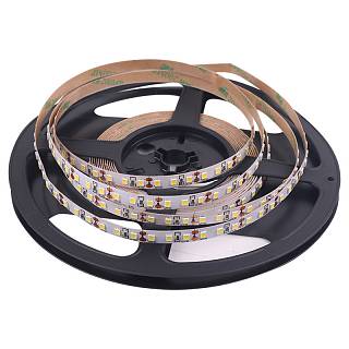 Taśma LED-2835 SMD,  120 Diod/M,  9, 6W,  12V,  IP20,  światło białe ciepłe