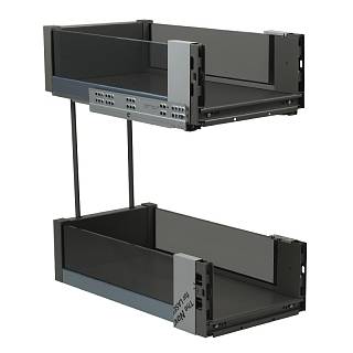 Cargo 300mm grafit/szkło,  Essence VIBO (EGTGM30B2EVGFO)