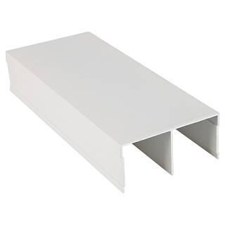 *Profil prowadnica górna biała matowy moiré/ 5, 0