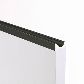 Profil wpuszczany - uchwyt UKW 4,  18 mm,  5 m,  czarny