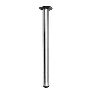 Noga meblowa,  Ø 60 mm,  h=1100 mm,  max 50 kg,  chrom
