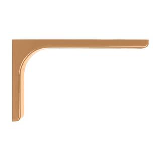 Kątownik montażowy metal + osłona plastikowa (240mm) buk