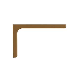Wspornik z osłoną plastikową 183x114 (180 mm),  max 9 kg,  buk