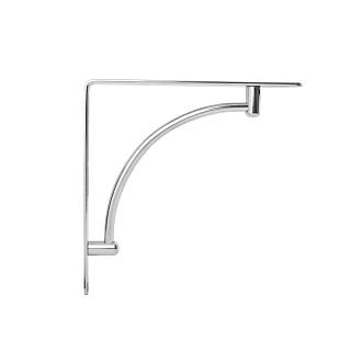 Podpórka do półki metal 222x222 wklęsły,  max 20 kg,  chrom
