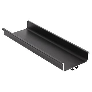 Profil GOLA poziomy,  L=4000 mm,  type C,  czarny szczotkowany,  Scilm