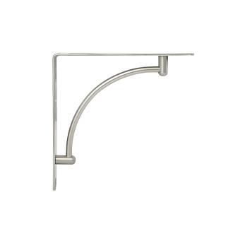 Podpórka do półki metal 222x222 wklęsły,  max 20 kg,  nikiel