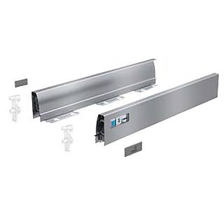 Zestaw boków Atira z łącznikami L=470 mm H=54mm srebro (9195080) Hettich