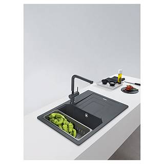 Zlewozmywak wbudowywany Fragranit+ Urban UBG 611-78  Onyx Franke 114.0687.270