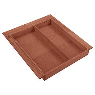 Taca uniwersalna 450 na 1 wkład W=390 L=428 (LK.390.428) Teak