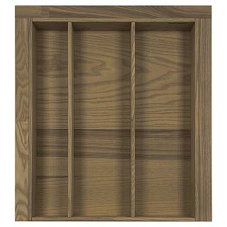 Organizacja na sztućce 500 z 2 wkładkami W=440 L=478 (LKB.440.478) Orzech